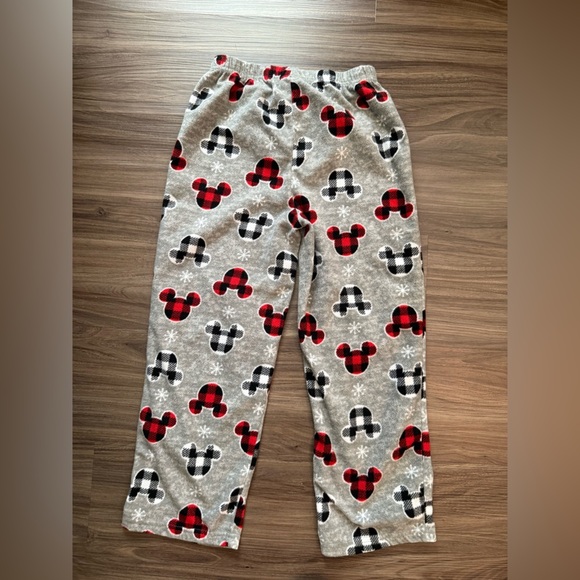 Disney Red and Black Mickey Mouse Pajama Bottoms size 8 - Picture 2 of 4